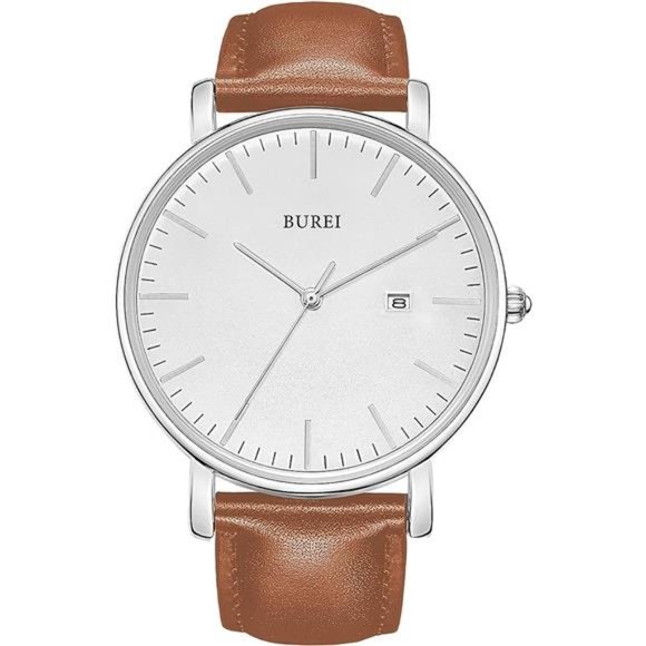 Ultra Slim Quartz Watches for Men Women Minimalist Simple Wrist Watches Analog - Picture 1 of 6